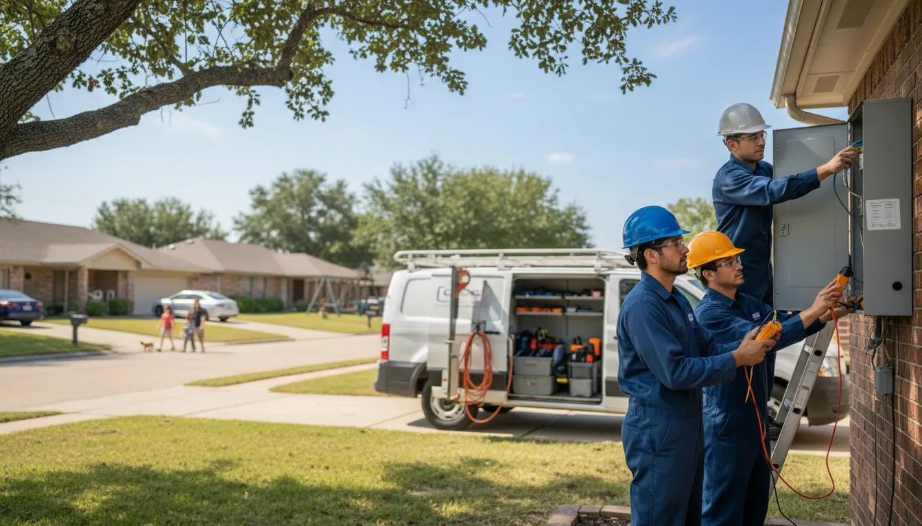 Certified electrician providing emergency electrical services in Stanhope, IA